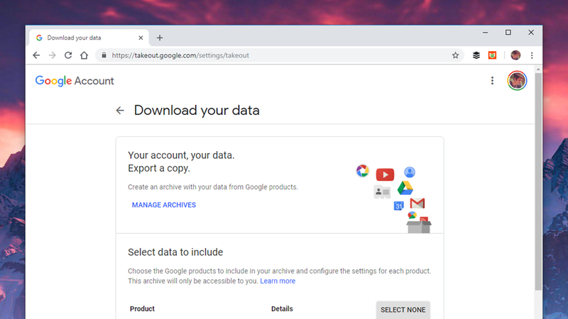 Google lets you pull out your app data from just about anywhere.